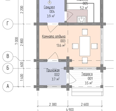 фото планировки банного комплекса