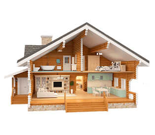 Монтаж деревянных домов